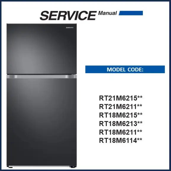 Samsung RT21M6215 Refrigerator Service Manual