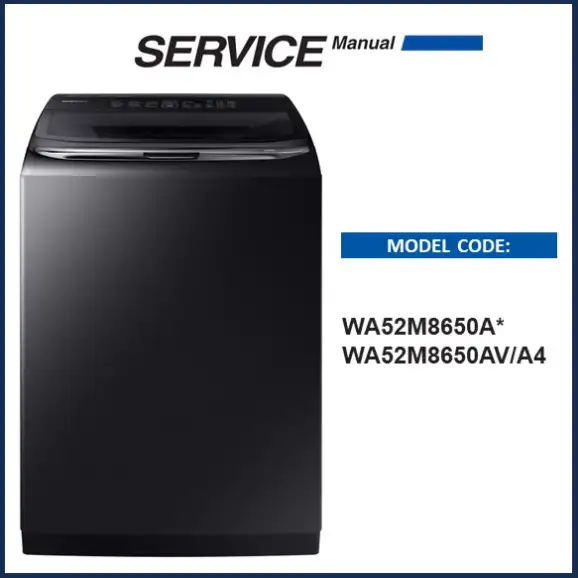 Samsung WA52M8650A Washing Machine Service Manual