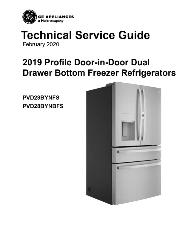Extracted pages from GE PVD28BYNFS Service Manual
