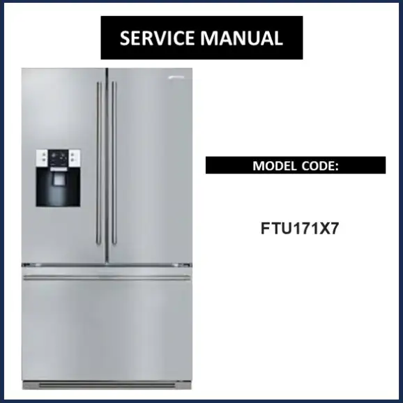 Smeg FTU171X7 Refrigerator Service Manual pdf