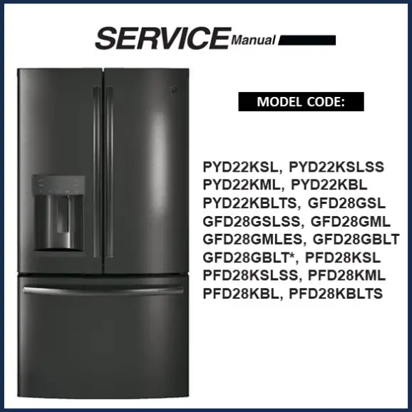 GE GFD28GBLT Refrigerator Service Manual pdf