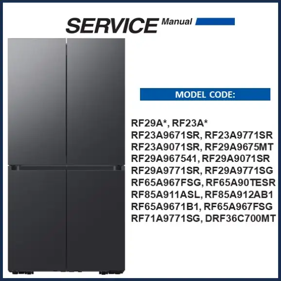 Samsung RF29A9675MT Service Manual pdf