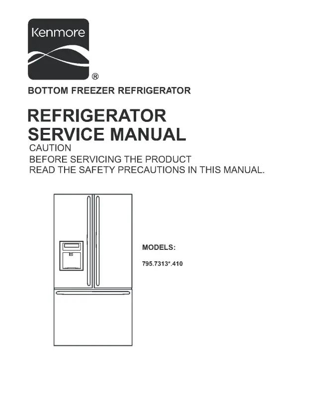 Kenmore 795.73133.410 Repair Manual
