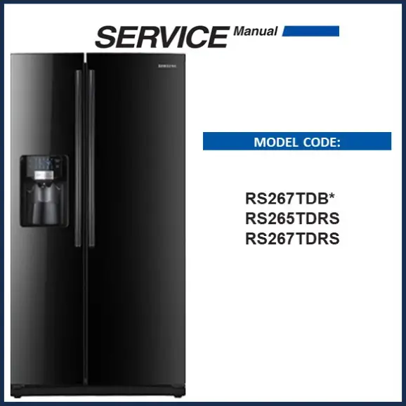 Samsung RS267TDBP Service Manual pdf