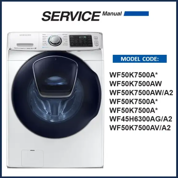 Samsung WF50K7500AW Service Manual pdf