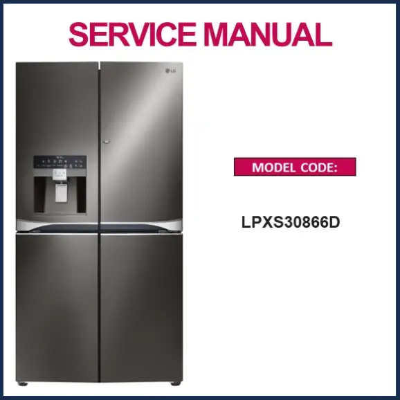 LG LPXS30866D Service Manual