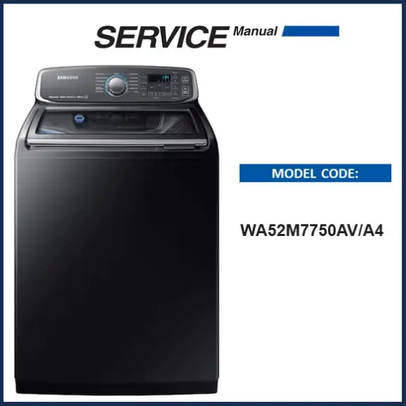 Samsung WA52M7750AV Service Manual pdf