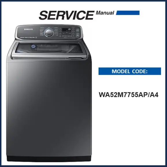 Samsung WA52M7755AP Service Manual
