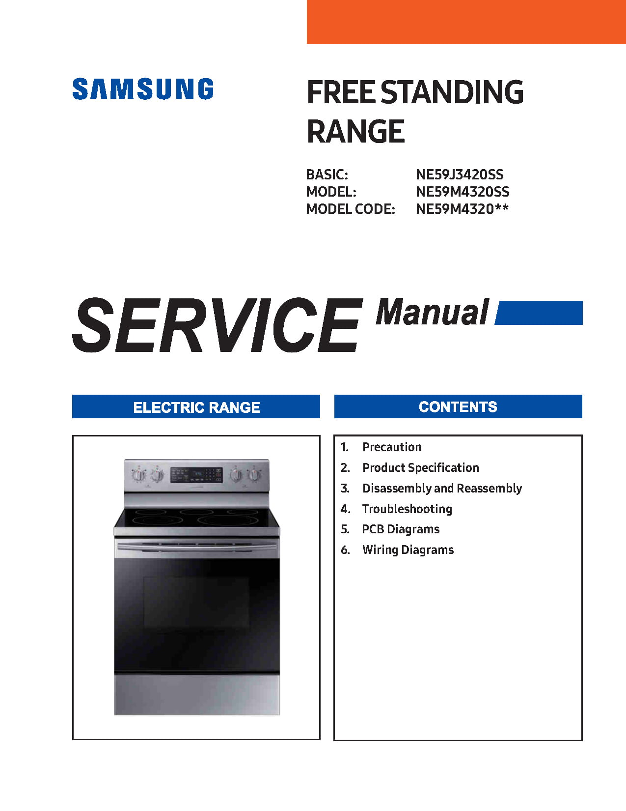 Samsung NE59M4320 Service Manual