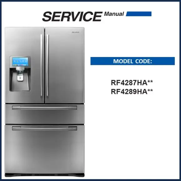 Samsung RF4289HARS Service Manual pdf download now