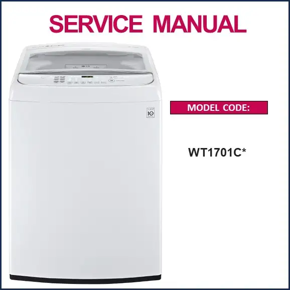 LG WT1701CW Service Manual