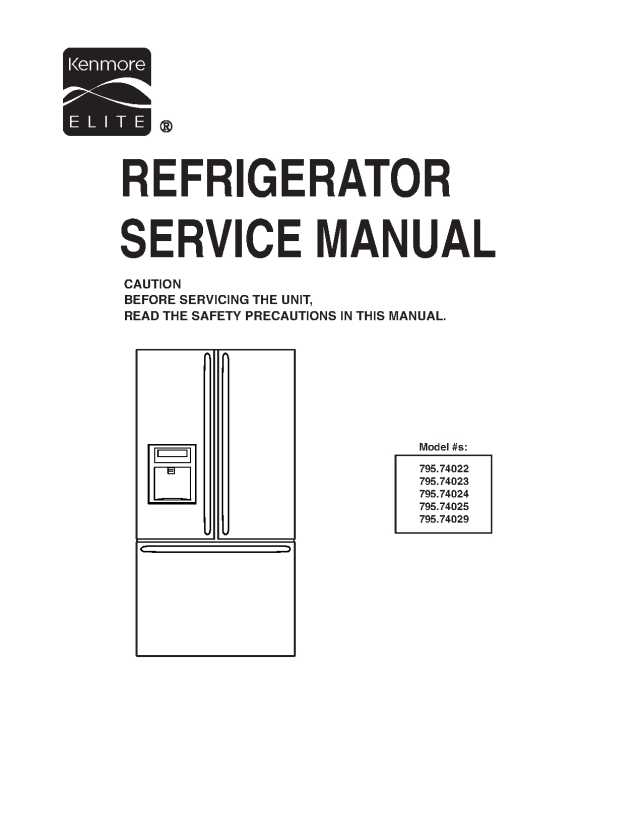 Kenmore 795.74023.412 Service Manual