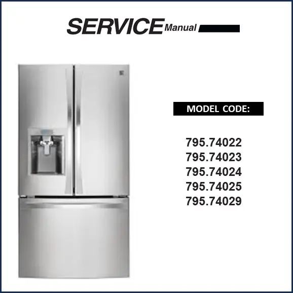 Kenmore 795.74023.412 Service Manual