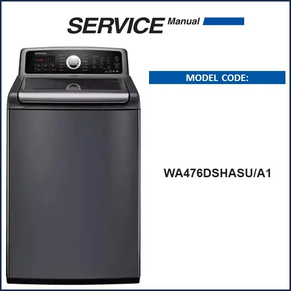 Samsung WA476DSHASU Service Manual Download PDF