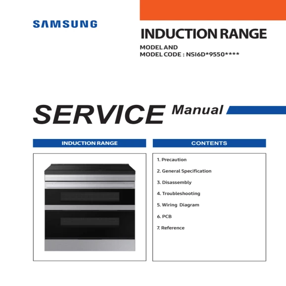 Samsung NSI6DG9550SR Service Manual PDF
