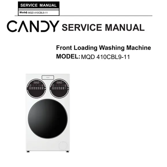 Candy MQD 410CBL9-11 Service Manual