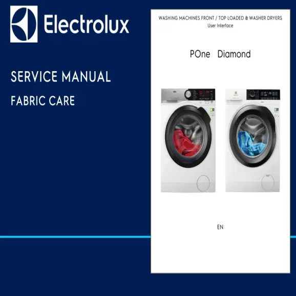 Electrolux EW7F3846HS Service Manual PDF