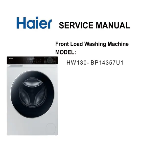 Haier HW130-BP14357U1 Service Manual PDF