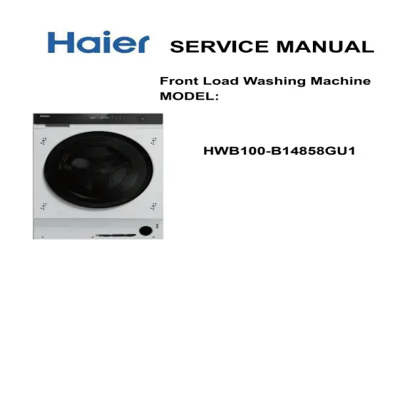 Haier HWB100-B14858GU1 Service Manual PDF
