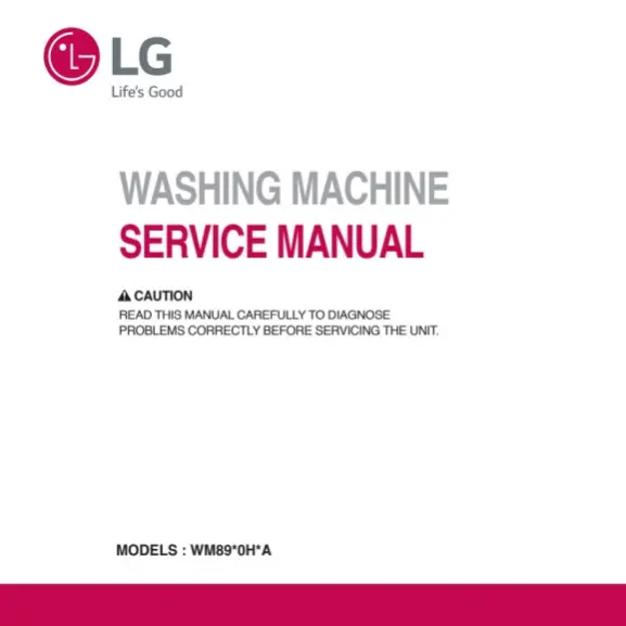 LG WM8980HVA Service Manual PDF