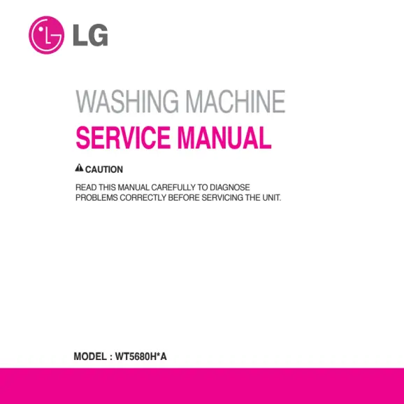 LG WT5680HVA Service Manual PDF