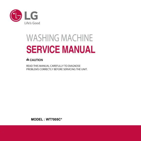 LG WT7005CW Service Manual PDF