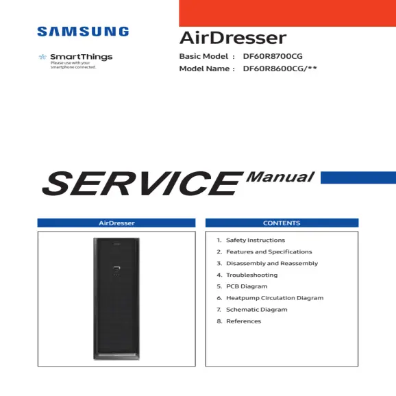 Samsung DF60R8600CG Service Manual PDF