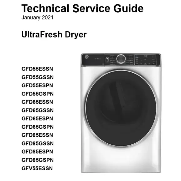 GE GFD55ESPR1RS Service Manual