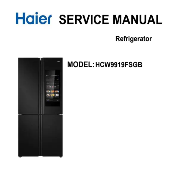 Haier HCW9919FSGB Service Manual PDF