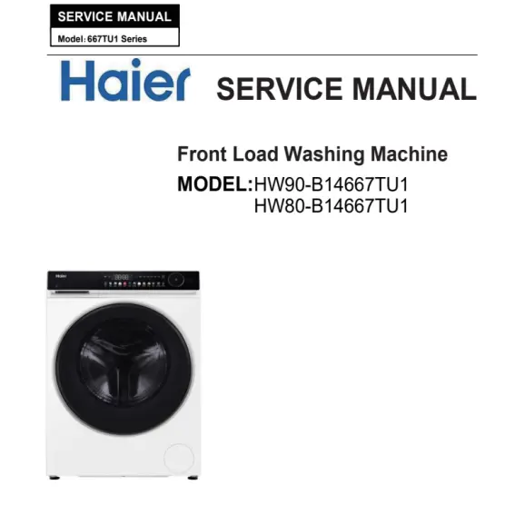Haier HW80-B14667TU1 Service Manual PDF