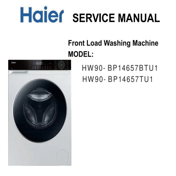 Haier HW90-BP14657BTU1 Service Manual PDF