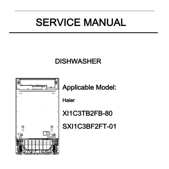 Haier SXI1C3BF2FT-01 Service Manual PDF