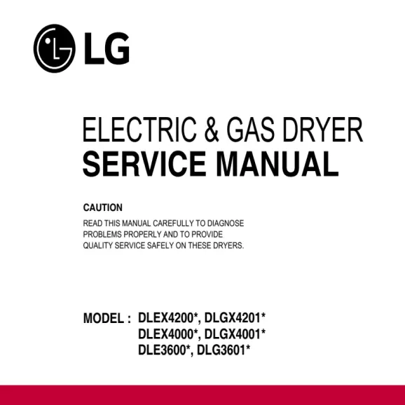 LG DLEX4200B Service Manual PDF