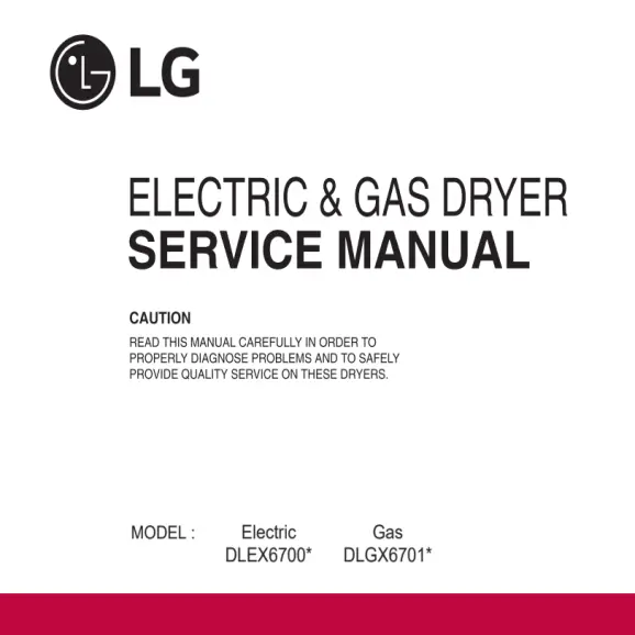 LG DLEX6700B Service Manual PDF