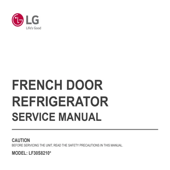 LG LF30S8210S Service Manual PDF