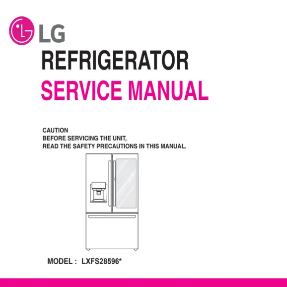 LG LFXS28596S Service Manual PDF