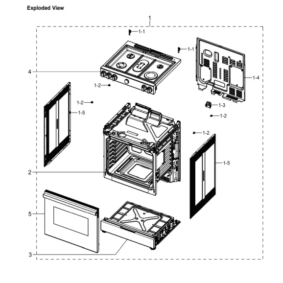 Samsung NSG6DG8100SR Parts Diagram