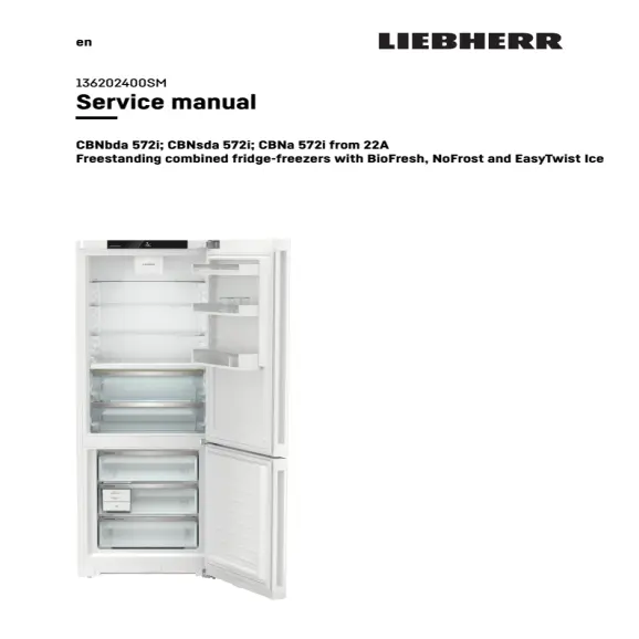 Liebherr CBNbda 572i Service Manual PDF
