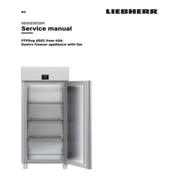 Liebherr FFPSvg 6501 Service Manual PDF