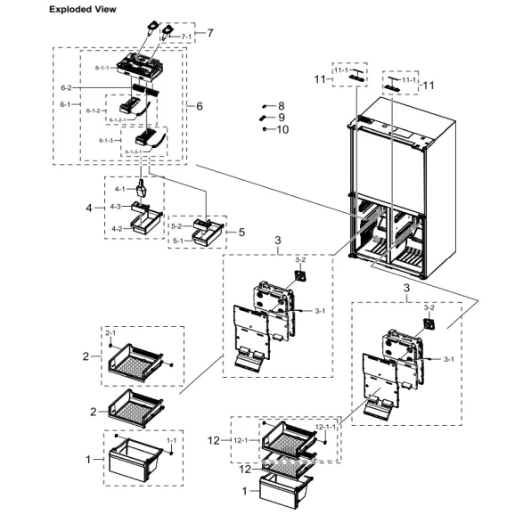 Samsung RF23A967512/AA Parts Diagram PDF