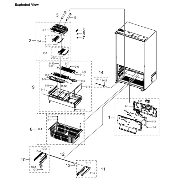 Samsung RF23BB86004MAA Parts Diagram PDF