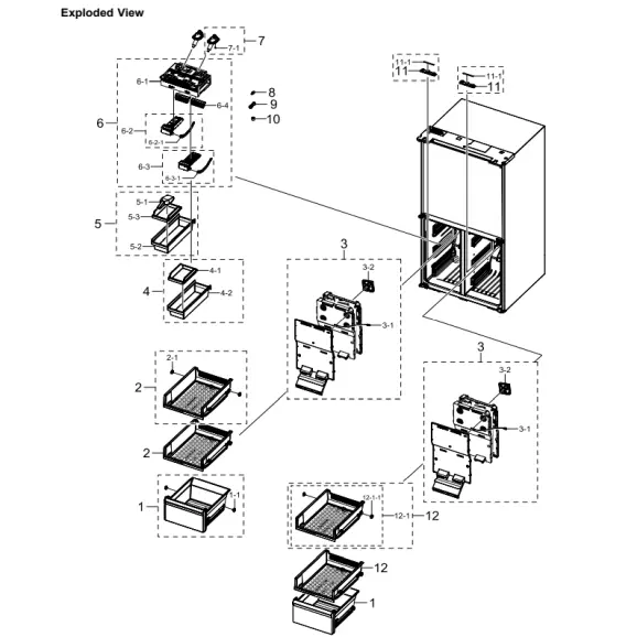 Samsung RF29A967512AA Parts Diagram PDF