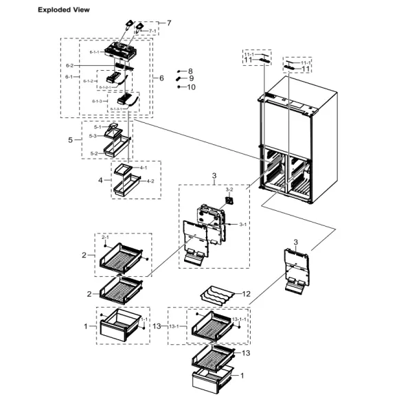 Samsung RF29A9771SR/AA Parts Diagram PDF