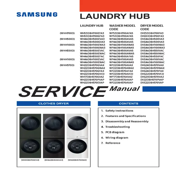 Samsung WH46DBH100EWA3 Service Manual PDF