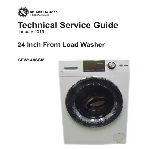 GE GFW148SSMWW Service Manual PDF