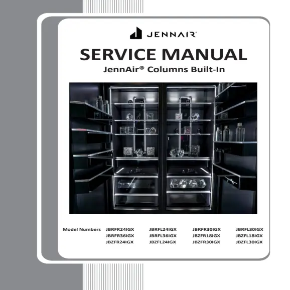 JennAir JBRFR24IGX Service Manual PDF