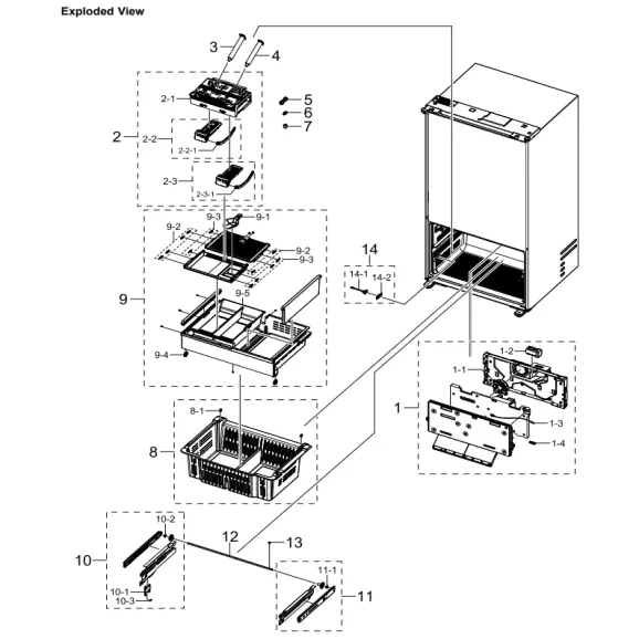 Samsung RF29BB820012AA Parts Diagram PDF