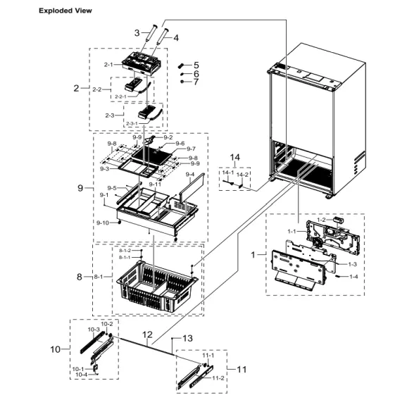 Samsung RF29BB89008MAA Parts Diagram PDF