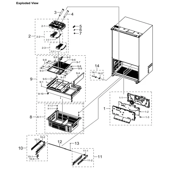 Samsung RF30BB69006MAA Parts Diagram PDF