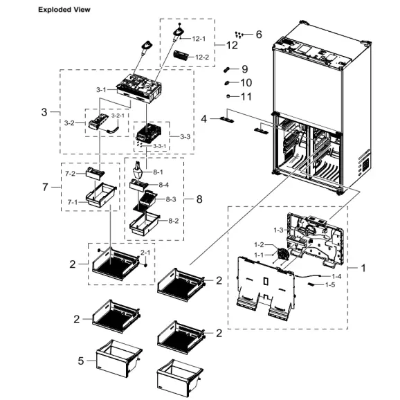 Samsung RM80F22WEWAA Parts Diagram PDF
